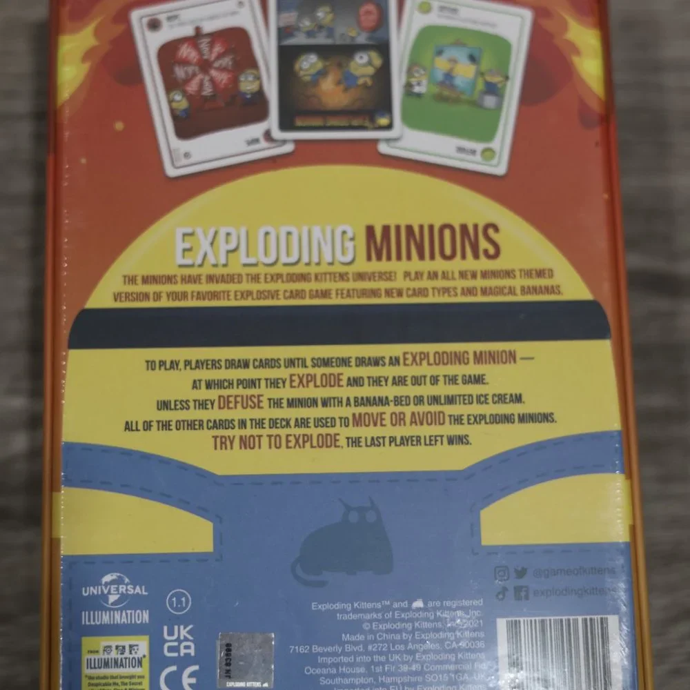 Exploding Minions Party Game by Exploding Kittens - Picture 2 of 4